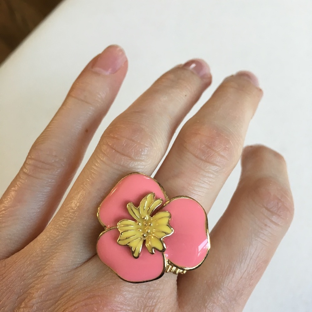 Lilly Pulitzer Hibiscus Statement Ring